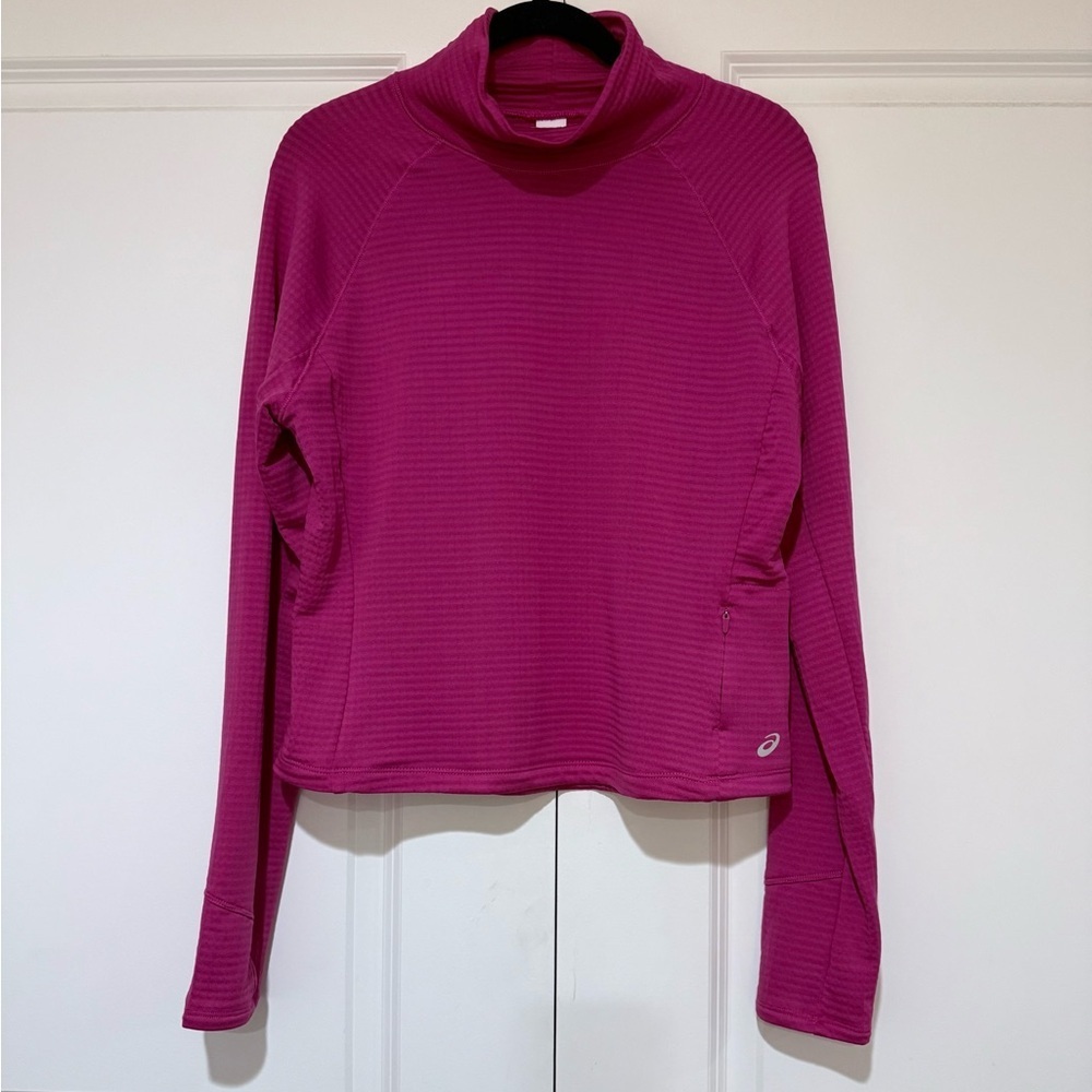 ASICS Women's Fuchsia Long-Sleeve Performance Running Top